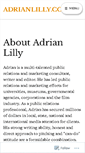 Mobile Screenshot of adrianlilly.com