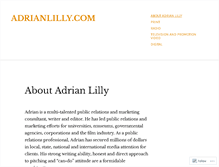 Tablet Screenshot of adrianlilly.com